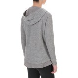 Harmony and Balance French Terry Hoodie - Zip Front (For Women)
