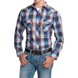 Roper Classic Metallic Plaid Shirt - Snap Front, Long Sleeve (For Men and Big Men)