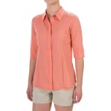 Ibex Talia Shirt - Hidden Button Front, Elbow Sleeve (For Women)