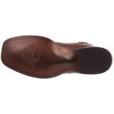 Lucchese Brady Smooth Ostrich Cowboy Boots - Square Toe (For Men)