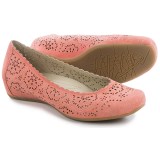 Earthies Bindi Leather Ballet Flats (For Women)