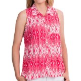 Hi-Lo Rayon Shirt - Sleeveless (For Women)