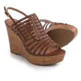 Franco Sarto Sombre Strappy Wedge Sandals - Leather (For Women)
