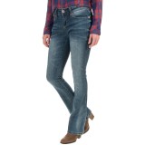 Seven7 Embroidered Fleur Flap Pocket Jeans - Bootcut (For Women)
