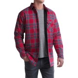 Backpacker Quilted Flannel Shirt Jacket (For Men)