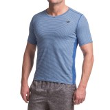 New Balance Striped Sonic T-Shirt - V-Neck, Short Sleeve (For Men)