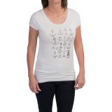 Barbour Cotton Scoop Neck T-Shirt - Short Sleeve (For Women)