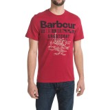 Barbour Printed Cotton Knit T-Shirt - Short Sleeve (For Men)