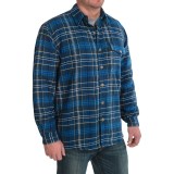 Moose Creek Chinook Twisted Flannel Shirt Jacket - Snap Front (For Men)