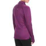 Layer 8 Ruched Cowl Neck Shirt - Long Sleeve (For Women)