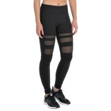 Kyodan Leg Stripe Running Tights - UPF 40+ (For Women)