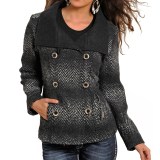 Powder River Outfitters Herringbone Double-Breasted Jacket (For Women)