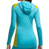 Icebreaker Bodyfit 200 Oasis Base Layer Hooded Top - UPF 30+, Zip Neck, Merino Wool, Long Sleeve (For Women)