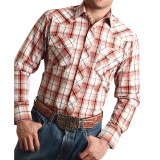 Roper Classic Plaid Shirt - Snap Front, Long Sleeve (For Men and Big Men)