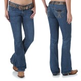 Wrangler Ultra Low-Rise Patch Jeans (For Women)