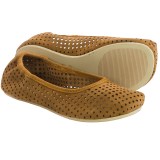 OTZ Shoes Semis Perforated Suede Ballet Flats (For Women)