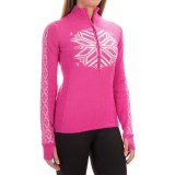 Obermeyer Avalon Sweater - Merino Wool Blend, Zip Neck (For Women)