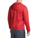 Penn Embossed Hoodie - Full Zip (For Men)