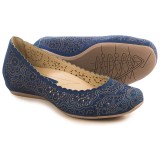 Earthies Bindi Leather Ballet Flats (For Women)