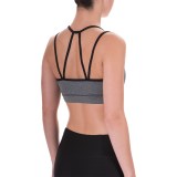 Reebok Victor Strappy Sports Bra - Medium Impact, Removable Cups (For Women)