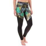 Steve Madden Printed Leggings - Mesh Panels (For Women)