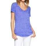 Threads 4 Thought Vintage Wash V-Neck T-Shirt - Organic Cotton, Short Sleeve (For Women)