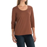 Neon Buddha Lola Stretch Cotton T-Shirt - 3/4 Sleeve (For Women)
