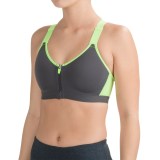 RBX Zip-Front Sports Bra - High Impact, Racerback (For Women)