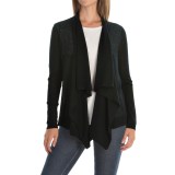 Magaschoni Superfine Cashmere Draped Cardigan Sweater (For Women)