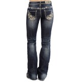 Rock & Roll Cowgirl Chevron Jeans - Riding Fit, Bootcut (For Women)