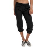 90 Degree by Reflex Woven Capris (For Women)