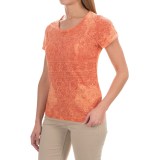 White Sierra Shiva Burnout T-Shirt - Short Sleeve (For Women)