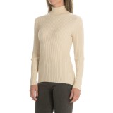 Jeanne Pierre Rib-Knit Turtleneck Sweater (For Women)