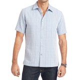 Van Heusen Plaid Shirt - Short Sleeve (For Men)