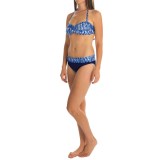 Anne Cole Twist Front Bandeau Bikini Set - Fold-Over Bottoms (For Women)