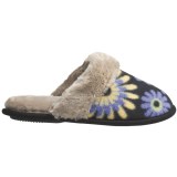 Acorn Fleece Scuff Slippers (For Women)