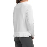 Neon Buddha Cape Side Shirt - Stretch Cotton, Long Sleeve (For Women)