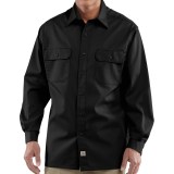 Carhartt Twill Work Shirt - Long Sleeve (For Tall Men)