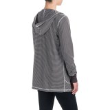 allen allen Two-Pocket Hooded Cardigan Sweater (For Women)