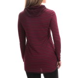 Cable & Gauge Cowl Neck Shirt - Long Sleeve (For Women)