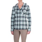 Mountain Hardwear Stretchstone Hooded Flannel Shirt - Long Sleeve (For Women)