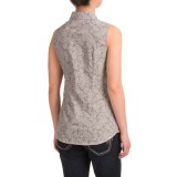 Roper Printed Western Shirt - Snap Front, Sleeveless (For Women)
