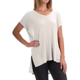High-Low Shirt - Short Sleeve (For Women)