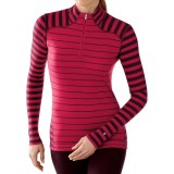 SmartWool NTS 250 Pattern Base Layer Top - Merino Wool, Zip Neck, Long Sleeve (For Women)