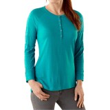 SmartWool Burnout Henley Shirt - Merino Wool, Long Sleeve (For Women)