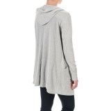 allen allen Hooded Cardigan Sweater - Open Front (For Women)