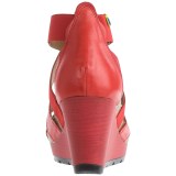 Wanda Panda Strappy Wedge Sandals - Leather (For Women)