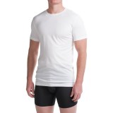 Ragman Pima Cotton Crew Neck Undershirts - 2-Pack, Short Sleeve (For Men)