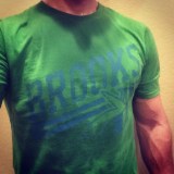 Brooks Heritage Running T-Shirt - UPF 30+, Crew Neck, Short Sleeve (For Men)