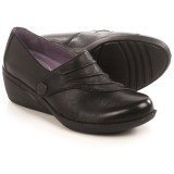 Dansko Aimee Wedge Shoes - Leather, Slip-Ons (For Women)